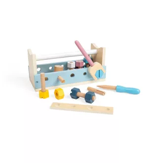 Bigjigs Toys - Szerszámosláda 2 az 1-ben - JátékManufaktúra