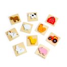 Bigjigs Toys - Utazó Tapints és találj! - Tanyasi - JátékManufaktúra