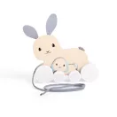 Bigjigs Toys - Húzós játék Nyuszi a kicsinyével - JátékManufaktúra
