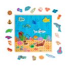 Bigjigs Toys - Fűzős tábla Tenger - JátékManufaktúra
