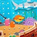 Bigjigs Toys - Fűzős tábla Tenger - JátékManufaktúra