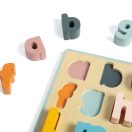 Bigjigs Toys - Fa puzzle kisbetűk - abc - JátékManufaktúra
