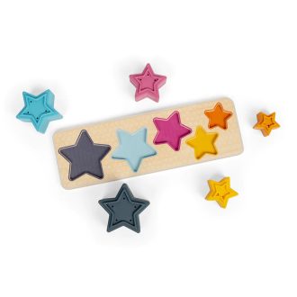 Bigjigs Toys - Formaberakó puzzle Csillagok - JátékManufaktúra