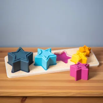 Bigjigs Toys - Formaberakó puzzle Csillagok - JátékManufaktúra