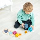 Bigjigs Toys - Formaberakó puzzle Csillagok - JátékManufaktúra