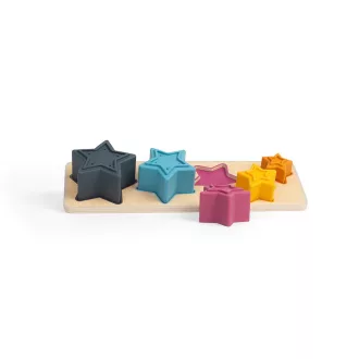 Bigjigs Toys - Formaberakó puzzle Csillagok - JátékManufaktúra