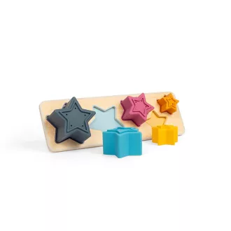 Bigjigs Toys - Formaberakó puzzle Csillagok - JátékManufaktúra