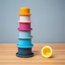 Bigjigs Toys - Toronyépítő poharak - JátékManufaktúra