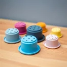 Bigjigs Toys - Toronyépítő poharak - JátékManufaktúra