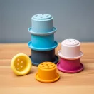 Bigjigs Toys - Toronyépítő poharak - JátékManufaktúra