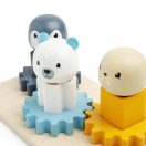 Bigjigs Toys - Motorikus tábla, Sarki világ - JátékManufaktúra