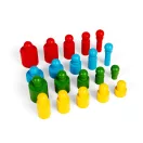 Bigjigs Toys - Motorikus bedobó, 24 db-os - JátékManufaktúra