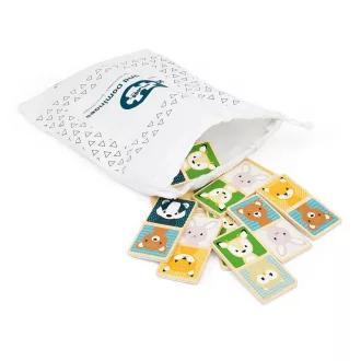 Bigjigs Toys - Dominó erdei állatokkal - JátékManufaktúra