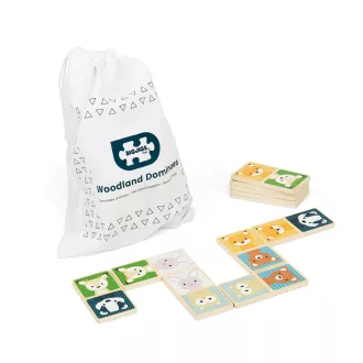 Bigjigs Toys - Dominó erdei állatokkal - JátékManufaktúra