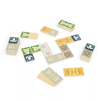 Bigjigs Toys - Dominó erdei állatokkal - JátékManufaktúra
