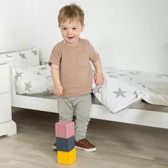 Bigjigs Toys - Szilikon érzékelő kockák - JátékManufaktúra