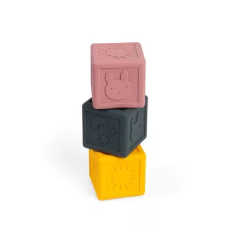Bigjigs Toys - Szilikon érzékelő kockák - JátékManufaktúra