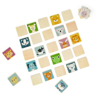 Bigjigs Toys - Memóriajáték Állatok - JátékManufaktúra