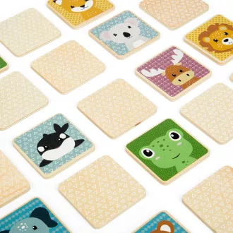 Bigjigs Toys - Memóriajáték Állatok - JátékManufaktúra