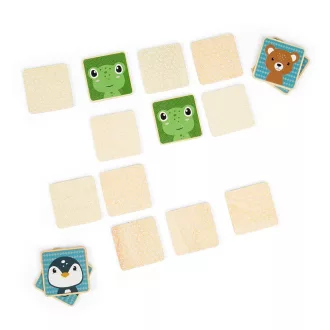 Bigjigs Toys - Memóriajáték Állatok - JátékManufaktúra