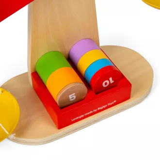 Bigjigs Toys - Mérleg ellensúllyal - JátékManufaktúra