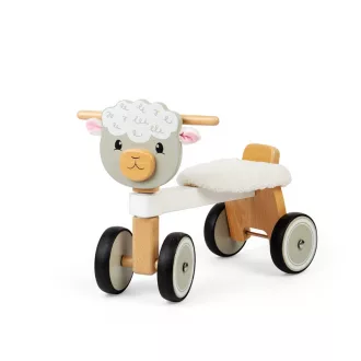 Bigjigs Toys Fa bébi járgány - bárányos - JátékManufaktúra