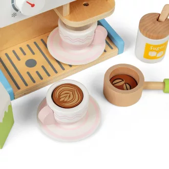 Bigjigs Toys - Fa kávéfőző - JátékManufaktúra