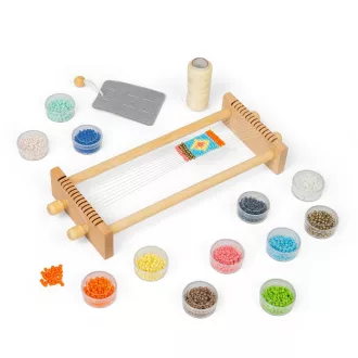 Bigjigs Toys - Gyöngyszövő keret - JátékManufaktúra