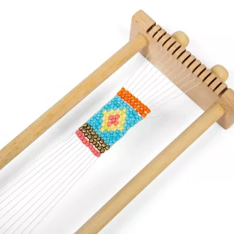 Bigjigs Toys - Gyöngyszövő keret - JátékManufaktúra