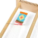 Bigjigs Toys - Gyöngyszövő keret - JátékManufaktúra