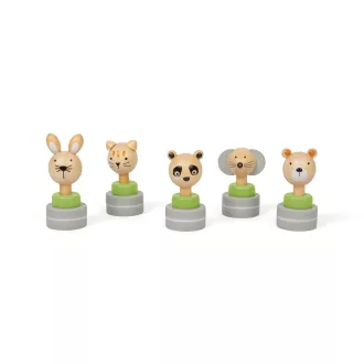 Bigjigs Toys - Fa bélyegzők Állatok 1 db - JátékManufaktúra