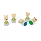 Bigjigs Toys - Fa bélyegzők Állatok 1 db - JátékManufaktúra