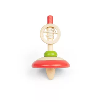 Bigjigs Toys - Fa pörgettyű madzaggal 1 db - JátékManufaktúra