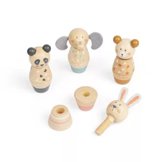 Bigjigs Toys - Csavarozható fa állatfigura 1 db - JátékManufaktúra