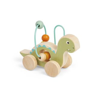 Bigjigs Toys - Gyöngylabirintus Diplodocus húzójáték - JátékManufaktúra