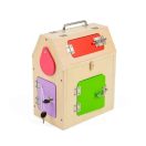 Bigjigs Toys - Aktivitás tábla Házikó - JátékManufaktúra