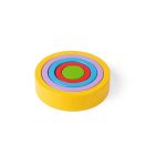 Bigjigs Toys - Fa virág torony építő - JátékManufaktúra