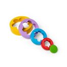 Bigjigs Toys - Fa virág torony építő - JátékManufaktúra