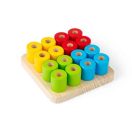 Bigjigs Toys - Egyensúlyozó hengerek talapzaton - JátékManufaktúra