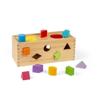 Bigjigs Toys - Betét- és válogató Titokdoboz - JátékManufaktúra