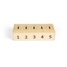 Bigjigs Toys - Színek, formák és számok válogatása - JátékManufaktúra