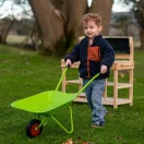 Bigjigs Toys - Zöld kerti talicska - JátékManufaktúra