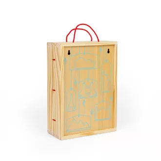 Bigjigs Toys - Fa utazó játékkészlet - JátékManufaktúra