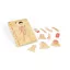 Bigjigs Toys - Fa puzzle, Fiú anatómia - JátékManufaktúra