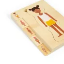 Bigjigs Toys - Fa puzzle, Lány anatómia - JátékManufaktúra