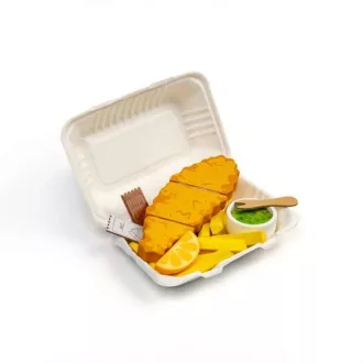 Bigjigs Toys - Fish & Chips készlet - JátékManufaktúra