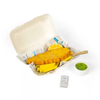 Bigjigs Toys - Fish & Chips készlet - JátékManufaktúra