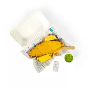 Bigjigs Toys - Fish & Chips készlet - JátékManufaktúra
