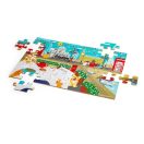 Bigjigs Toys - Fa padlópuzzle, London - JátékManufaktúra
