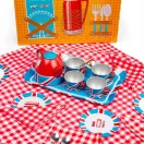 Bigjigs Toys - Teáskészlet bőröndben London - JátékManufaktúra
